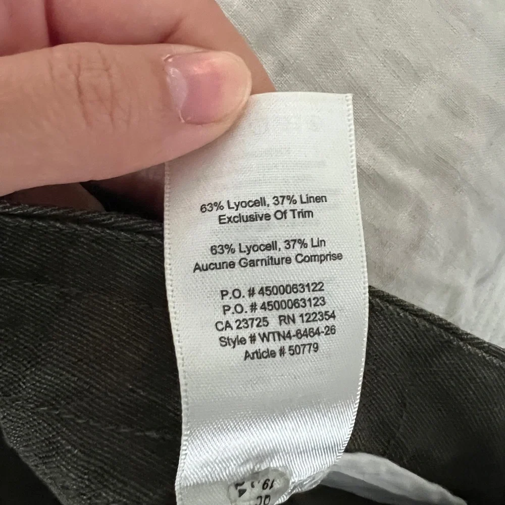 Aritzia Wilfred Linen Allant Crop Pants